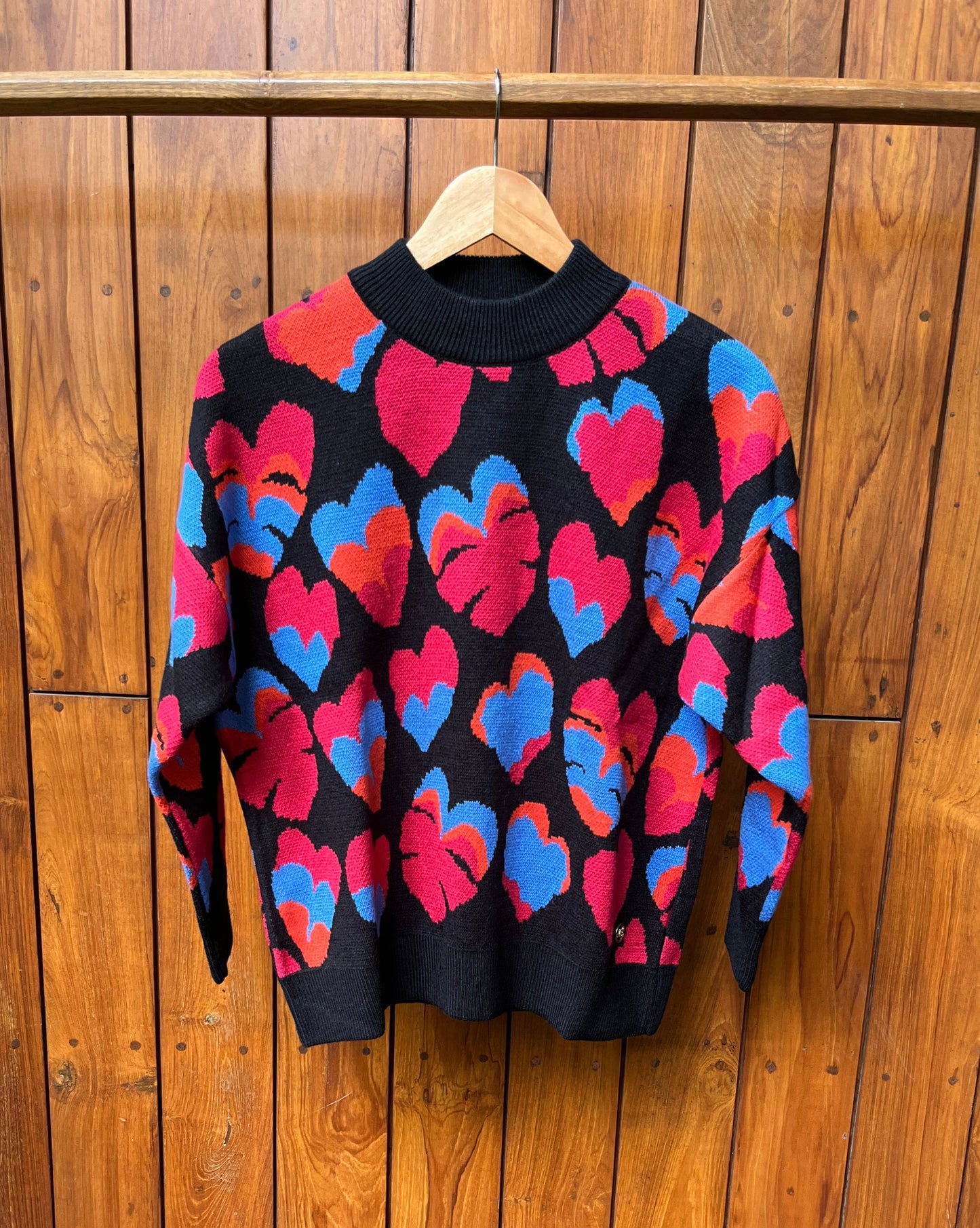 Heart Bloom Knit Sweater