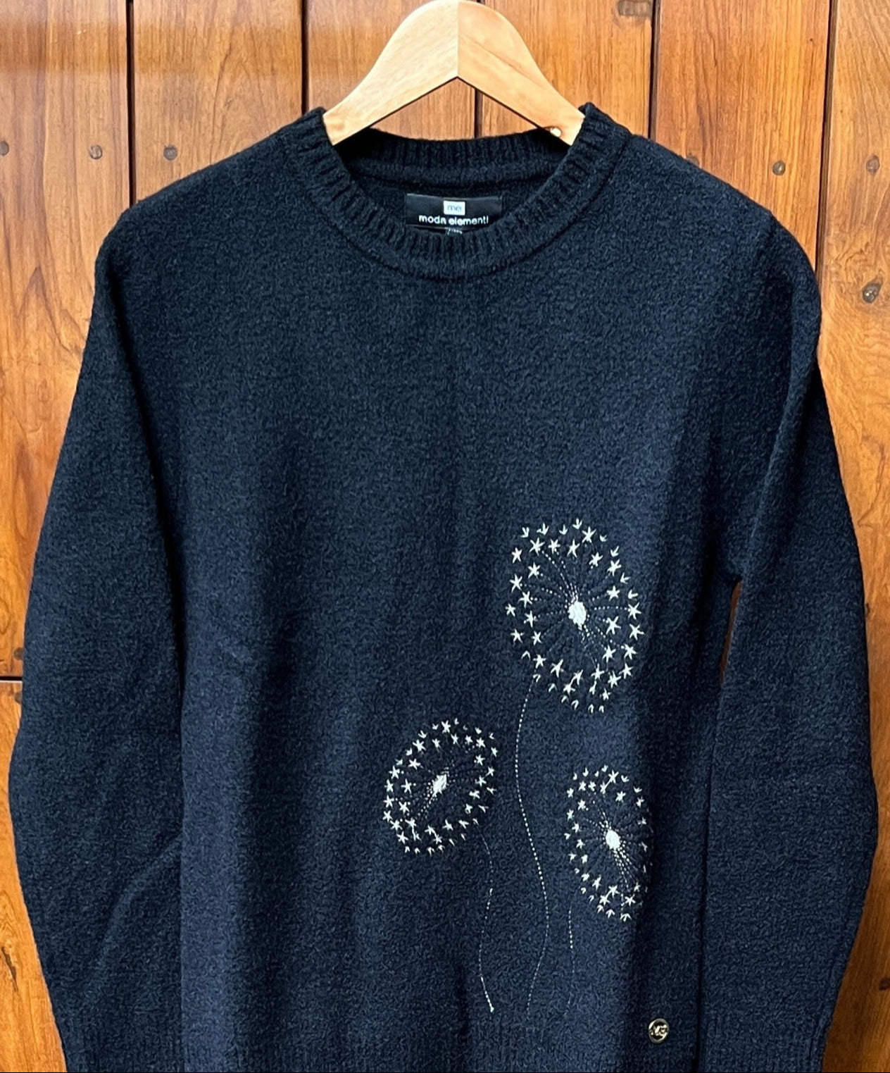 Starlit Bloom Woollen Sweater