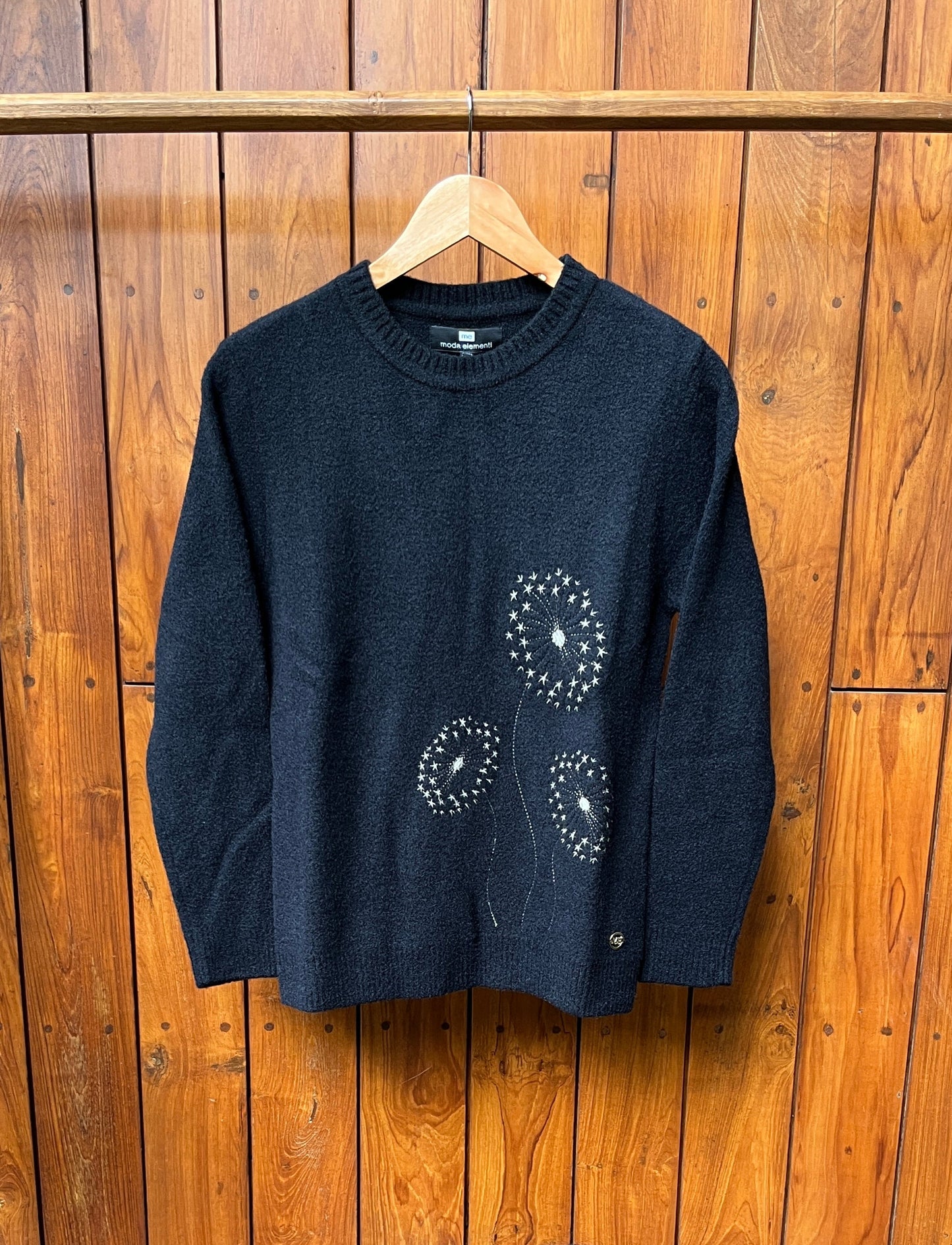 Starlit Bloom Woollen Sweater