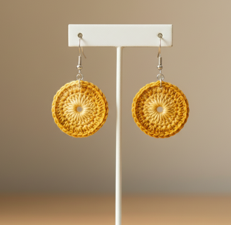 Sunrise Ombre Crochet Earrings