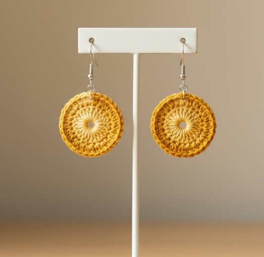 Sunrise Ombre Crochet Earrings