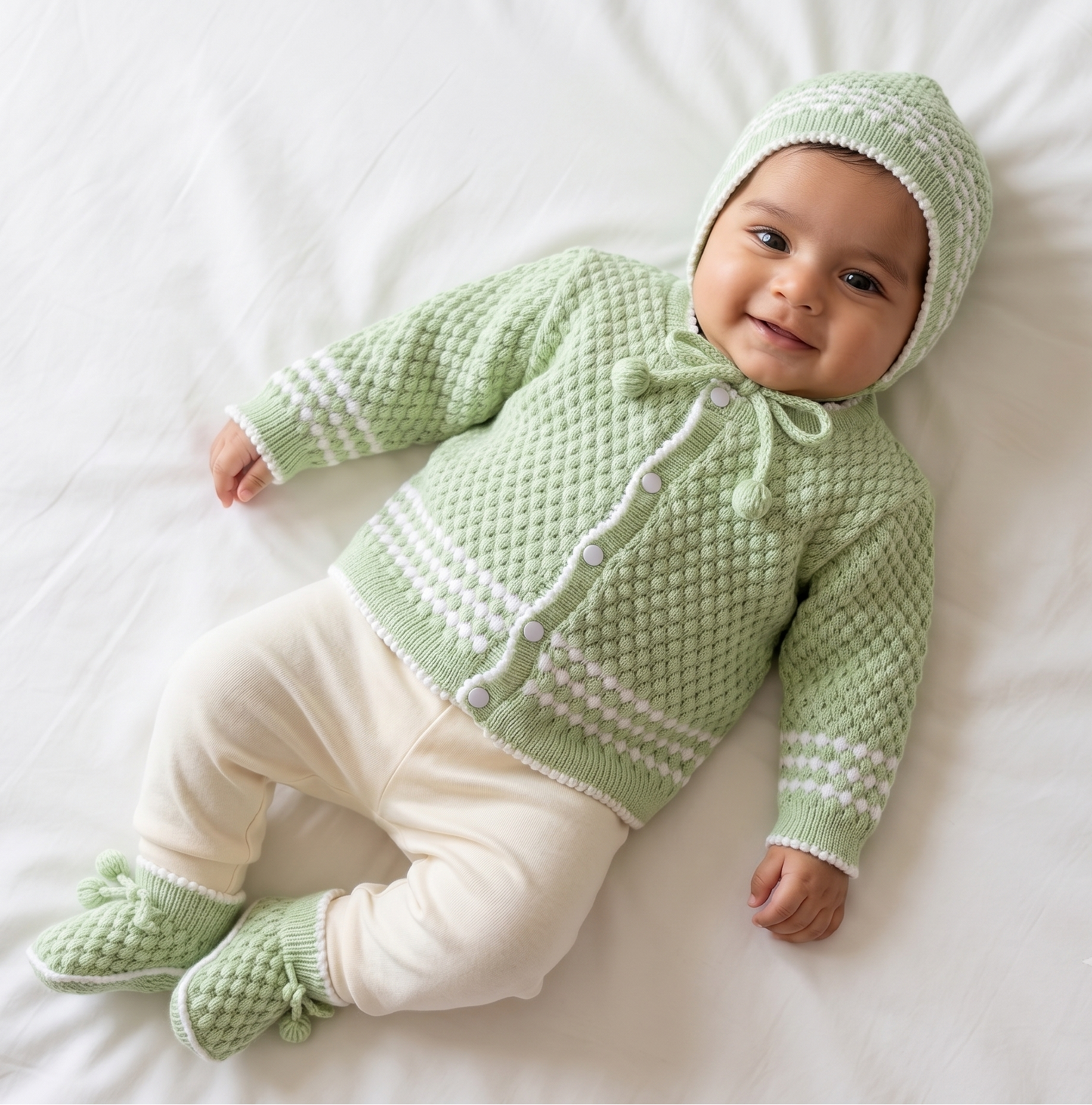 Handcrafted Mint Meadow Winter Set
