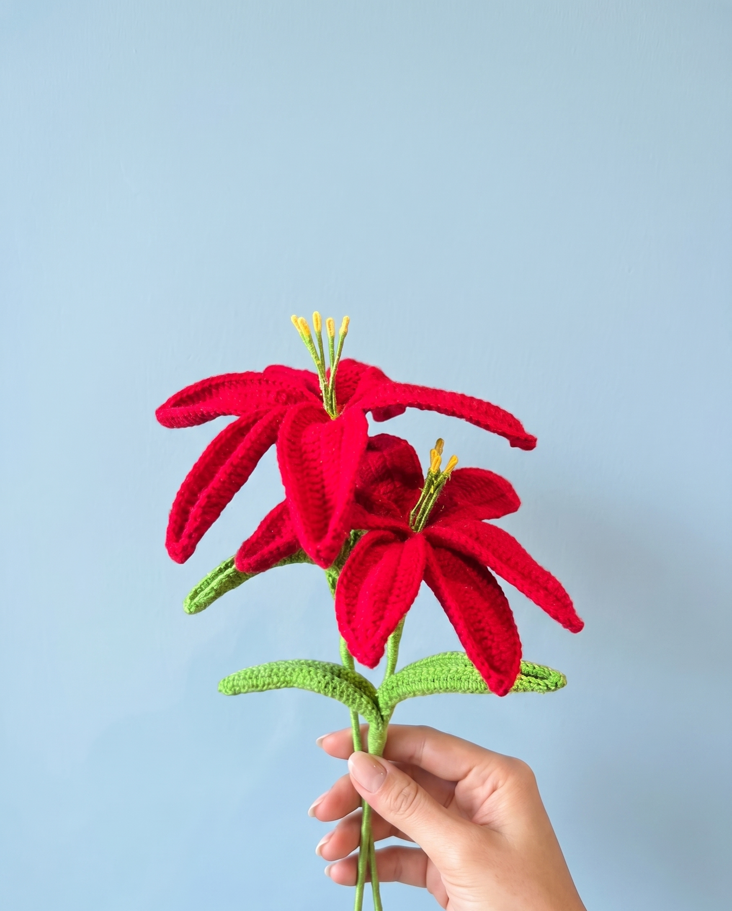 Red Lilies- Set of 2