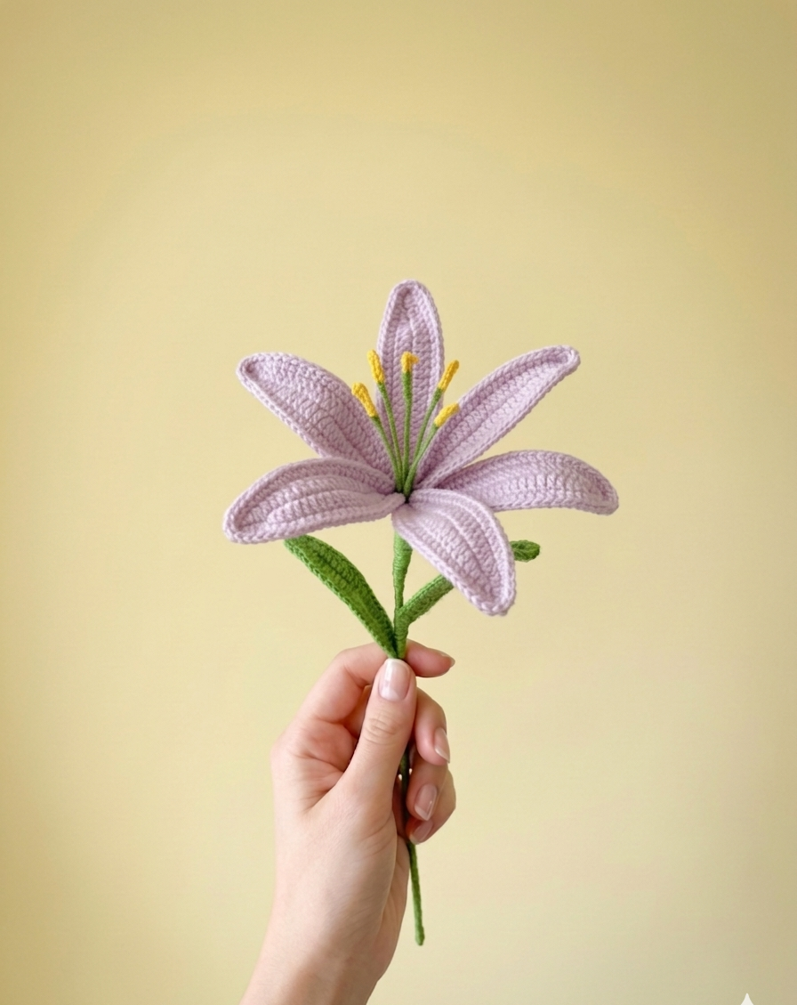 Lavender Lily- Handmade Crochet