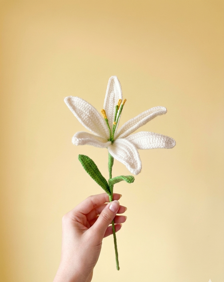 White Lily - Handmade Crochet