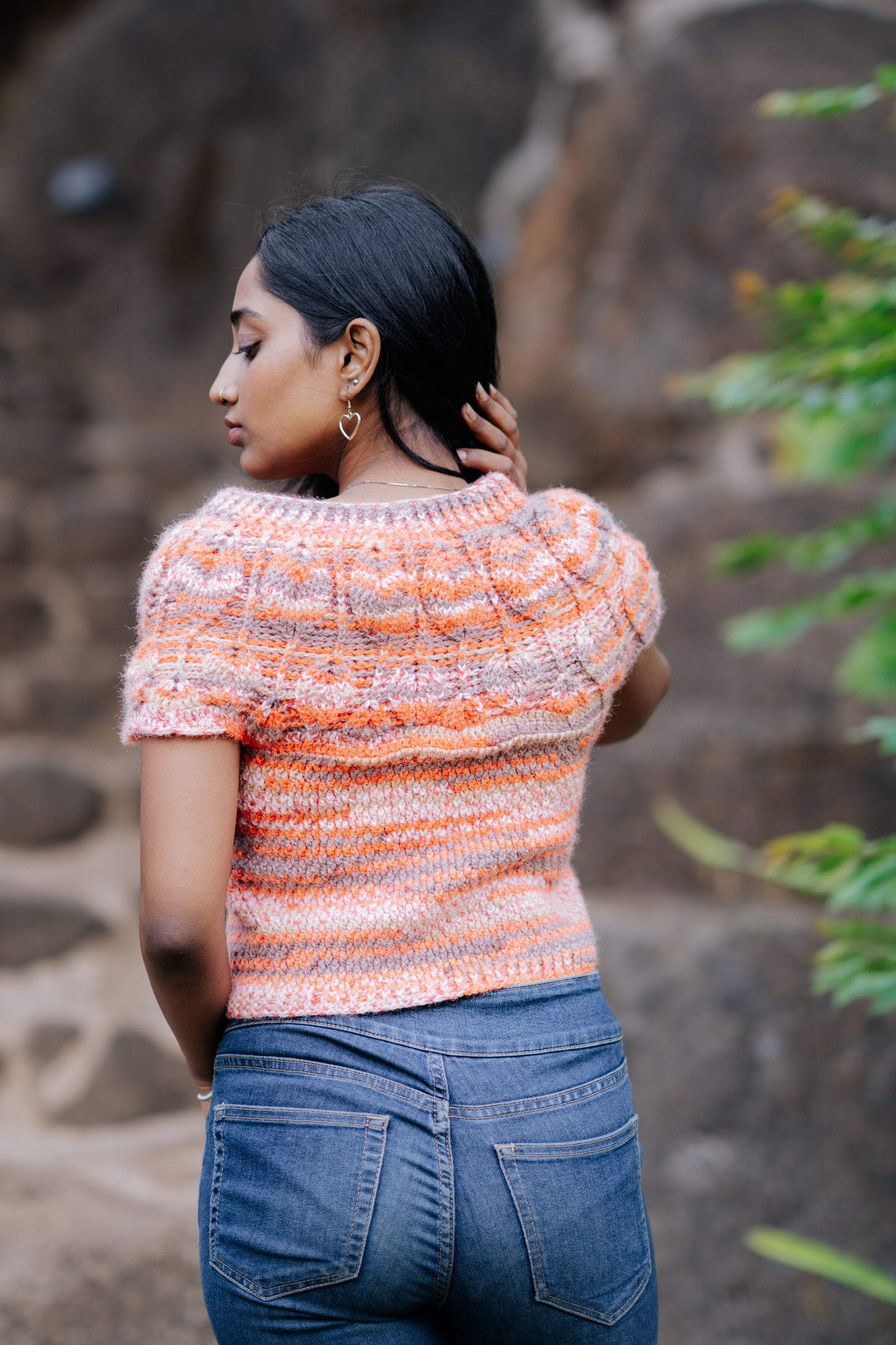 Sunset Knitted Top