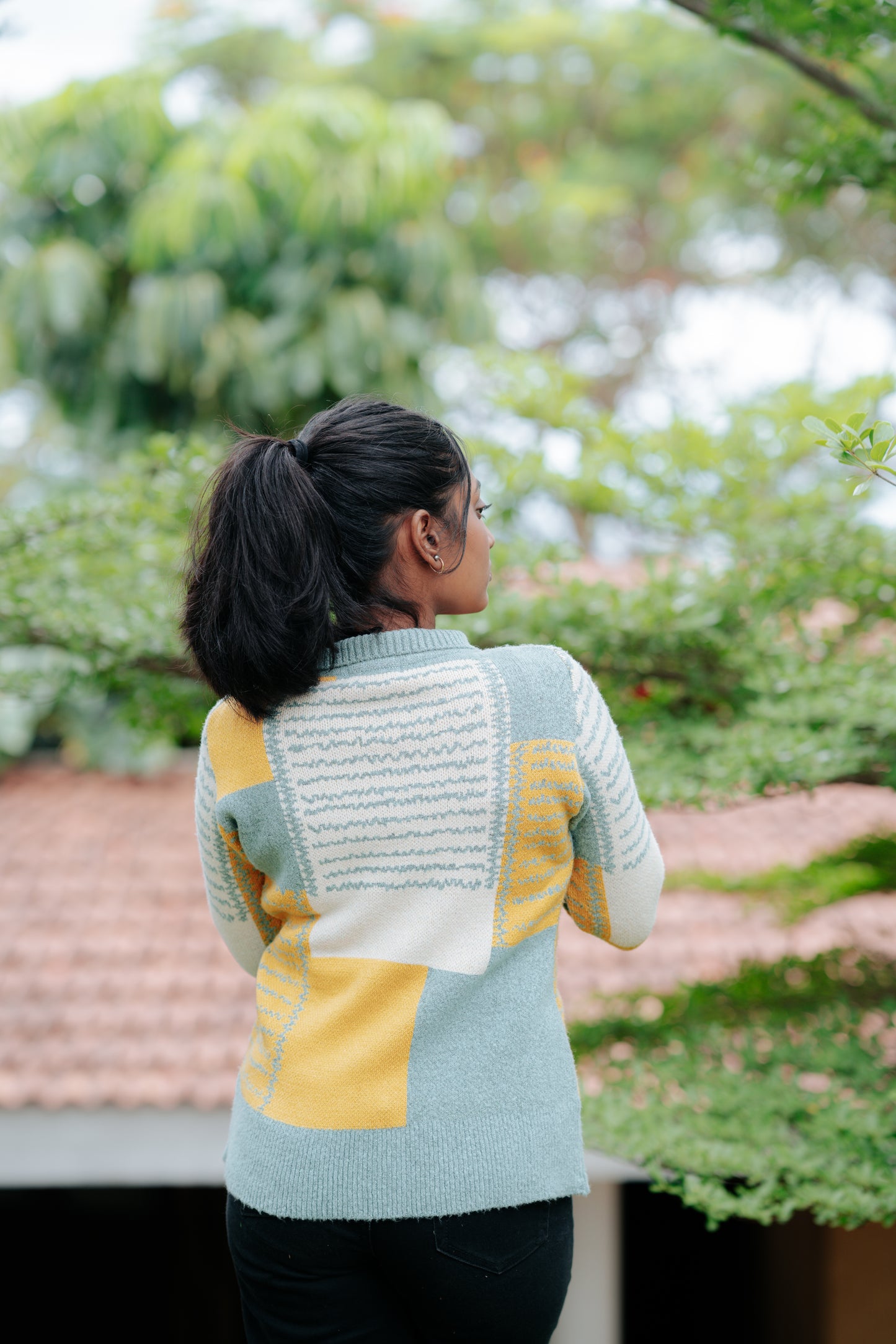 Sunny Stripes Knit Sweater
