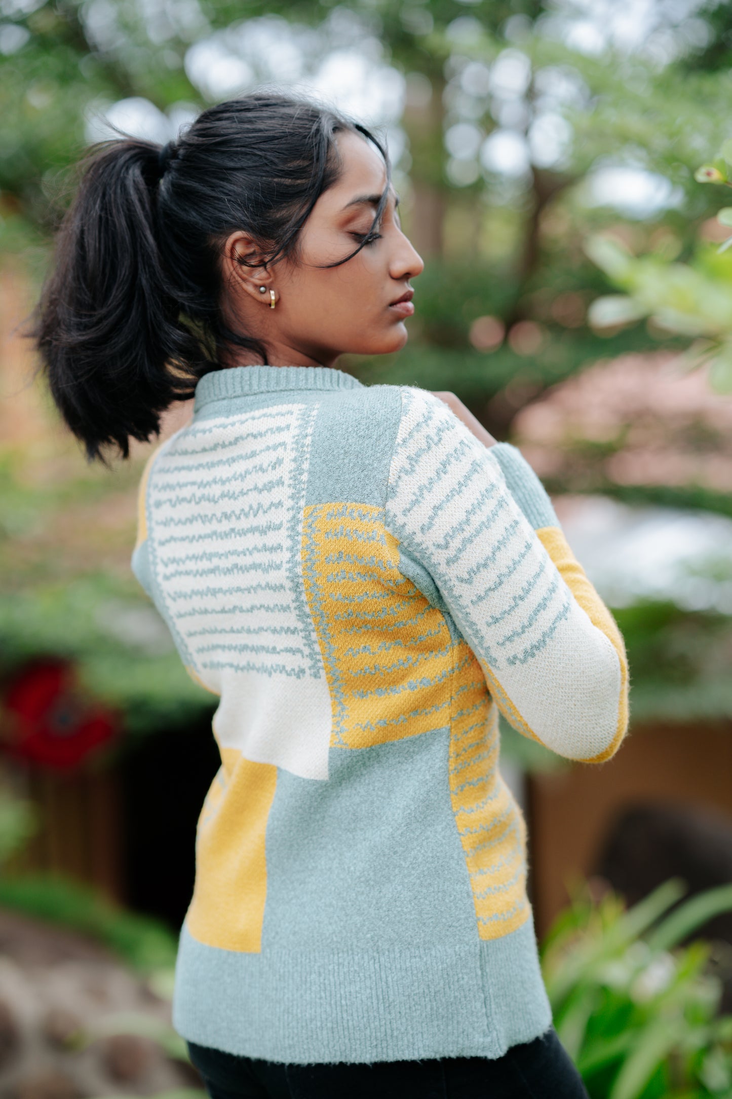 Sunny Stripes Knit Sweater