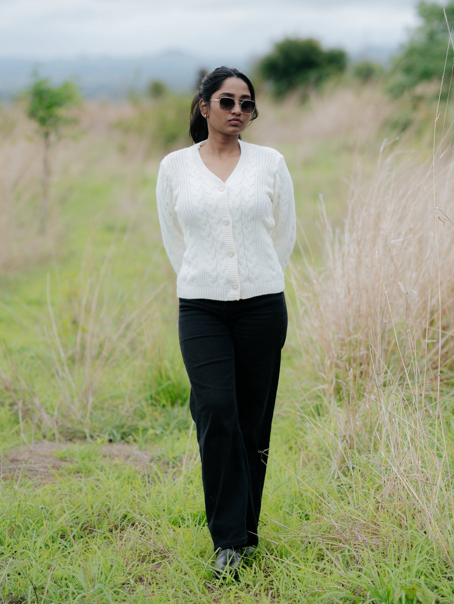 Ivory Knit Top