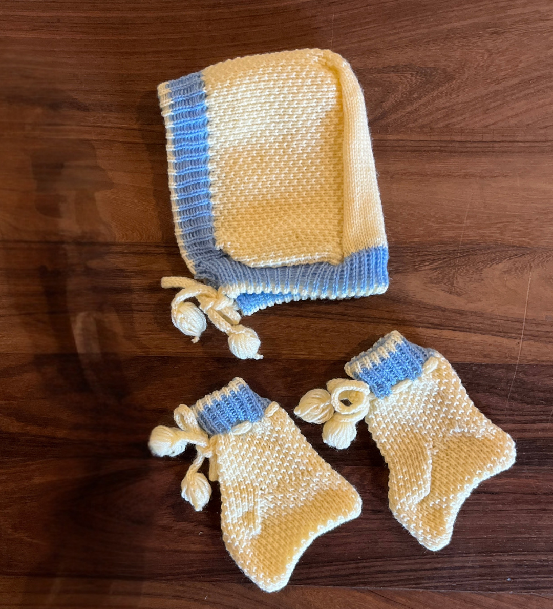 Pastel Cream 3-Piece Baby Set