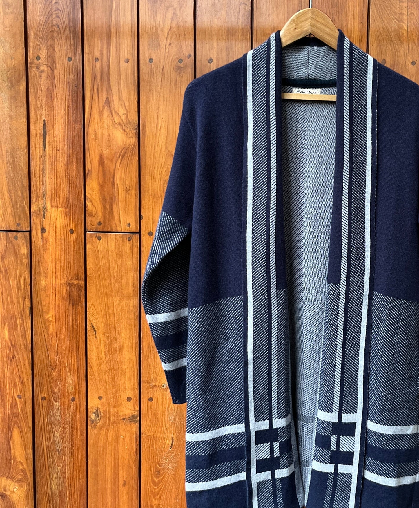 Urban Blue Woollen Shrug