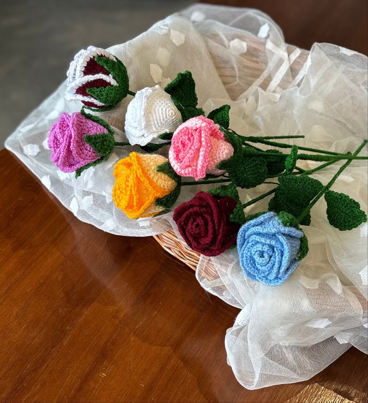 Prismatic Rose Bouquet