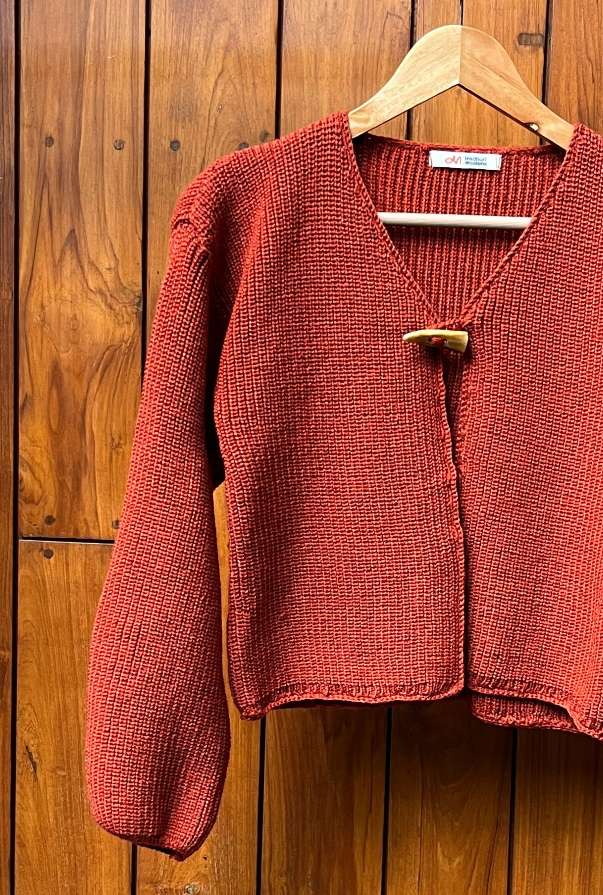 Rust Orange Sweater Top