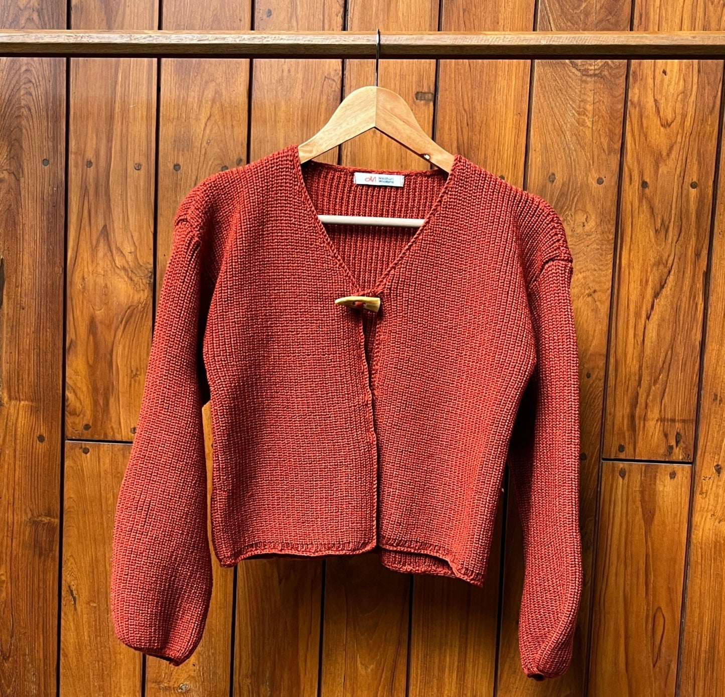 Rust Orange Sweater Top