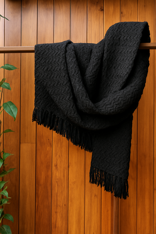 Midnight Knit Shawl
