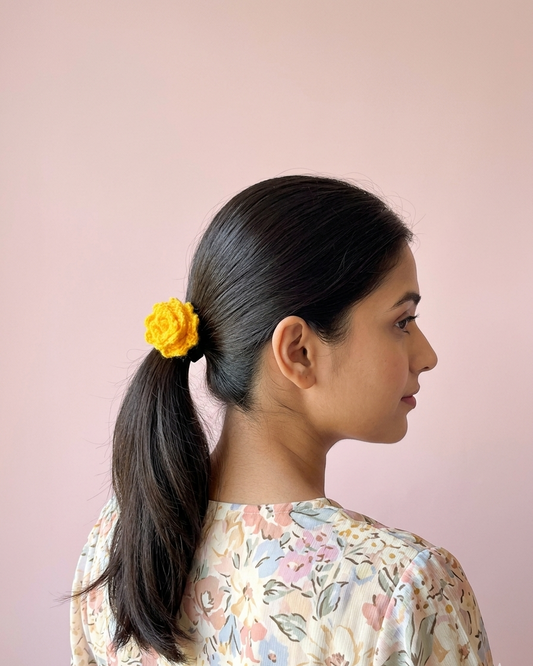 Crochet Hair ties- Set of 5