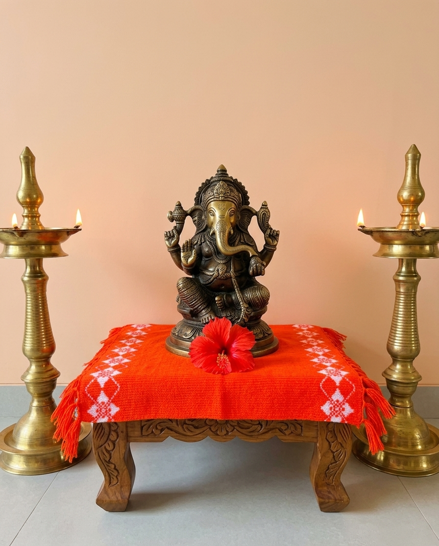 Gulmohar Pooja Asan