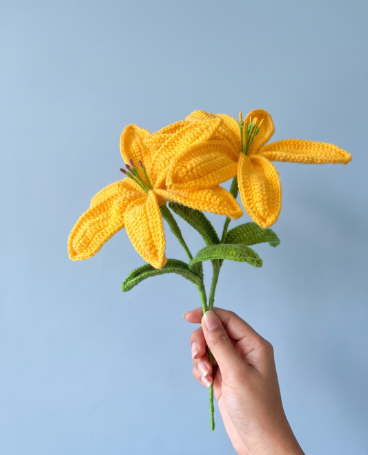 Yellow Lilies- Set of 2
