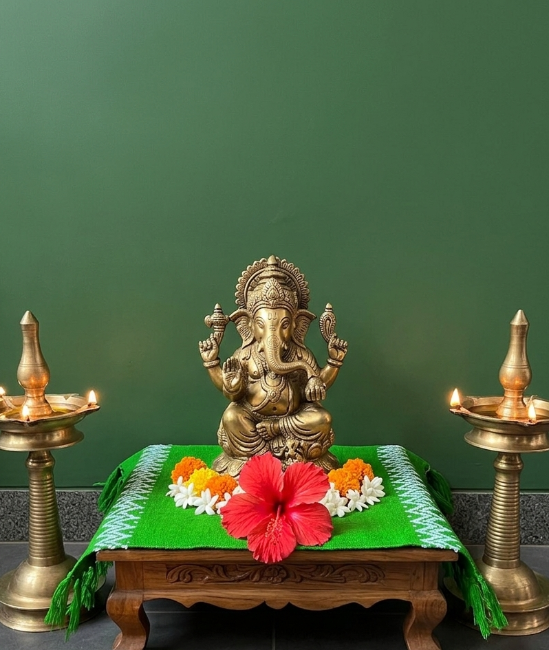 Freshness of Green  Pooja Asan