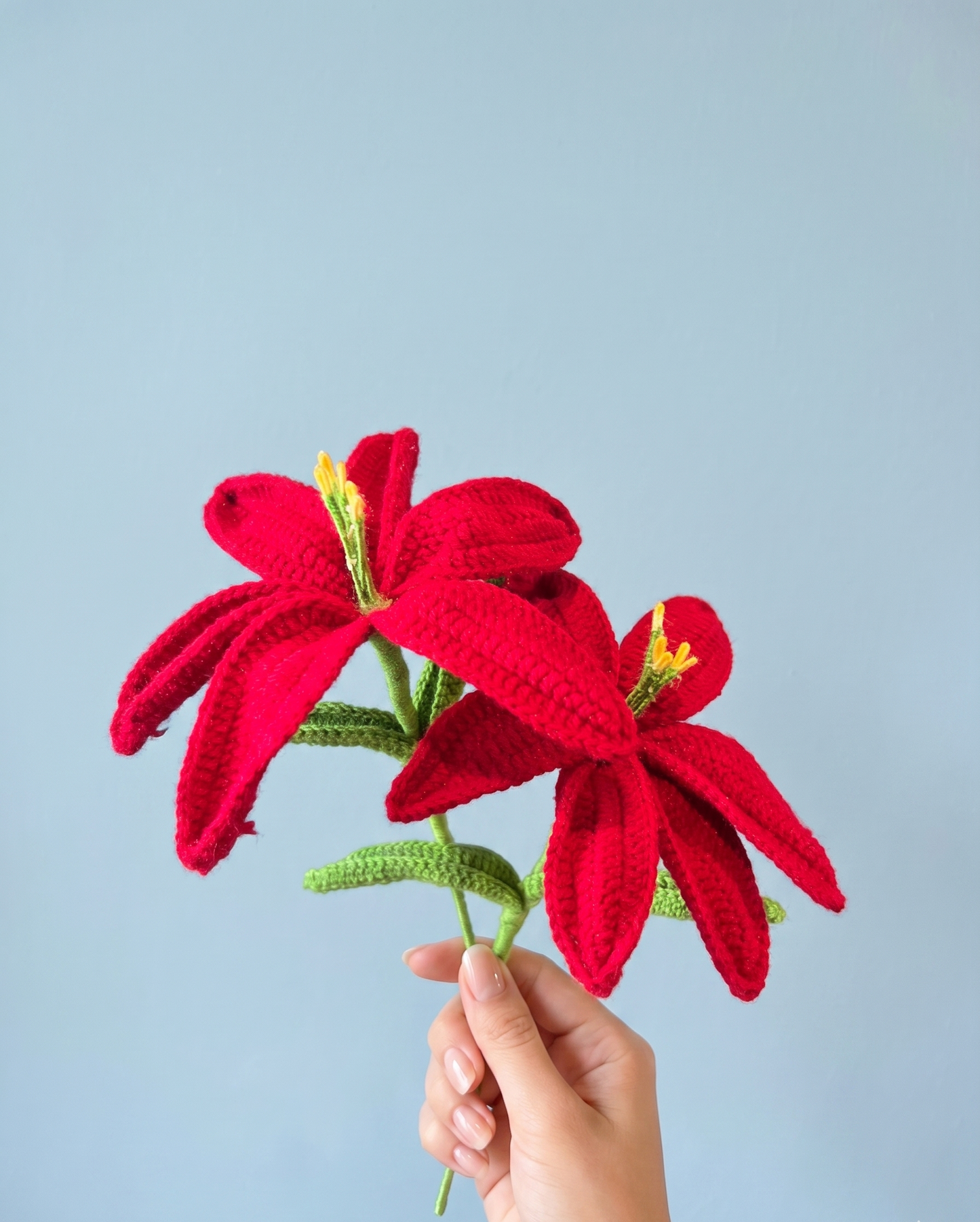 Red Lilies- Set of 2