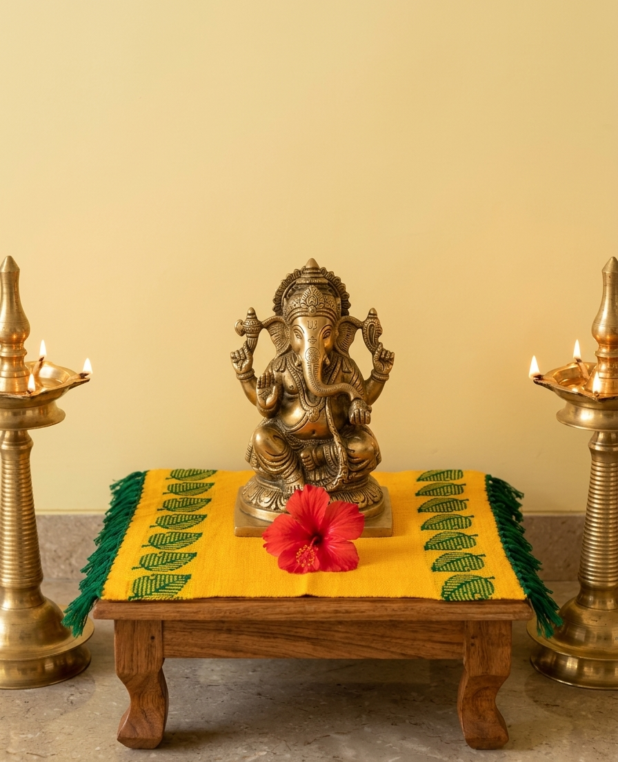 Mango Leaf Pooja Asan