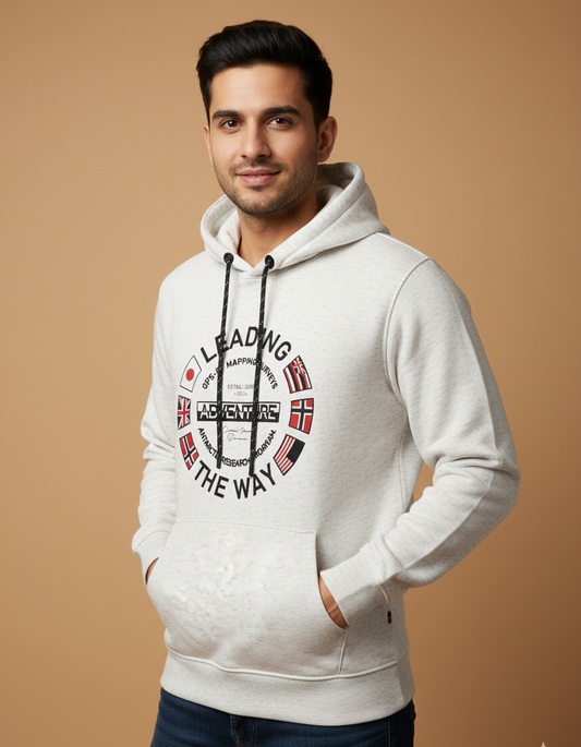 Men’s Off-White Graphic Hooded Sweatshirt
