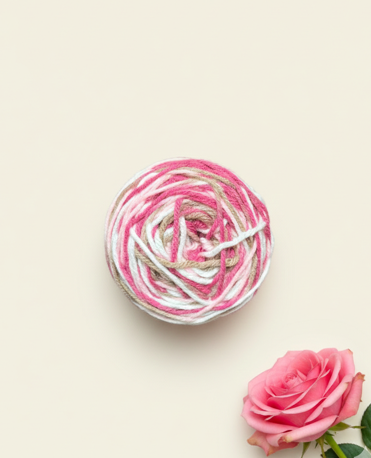 Pink Hues Knitting Yarn Ball