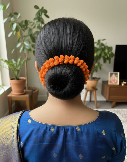 Aboli Gajra- Handmade Woollen Hair Accessory