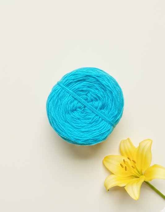 Sky Blue Wool Ball
