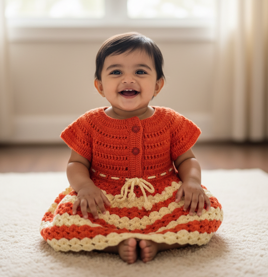 Sunny Sorbet Baby Frock