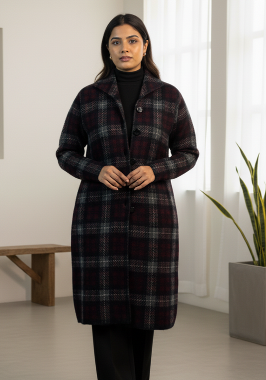 Midnight Elegance Long Sweater