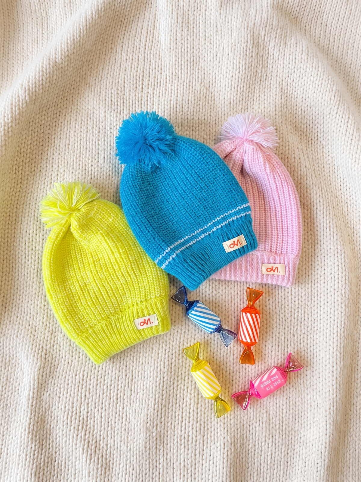 Lolipop Winter Caps- Set of 3