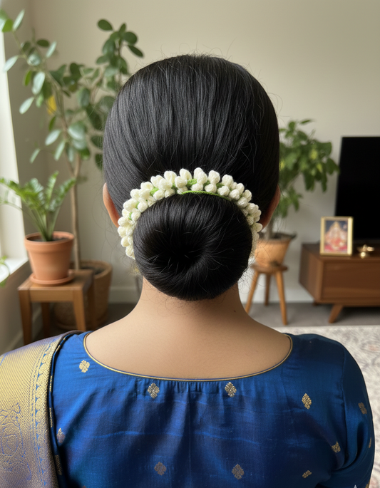 Gajra- Handmade woollen Hair Accessory