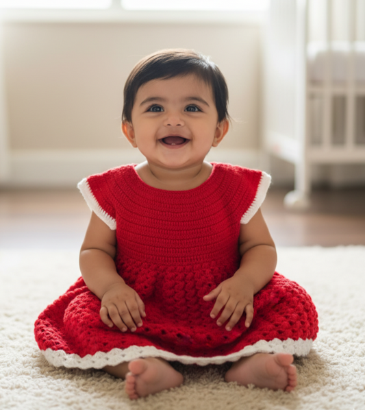 Little Ruby Baby Frock