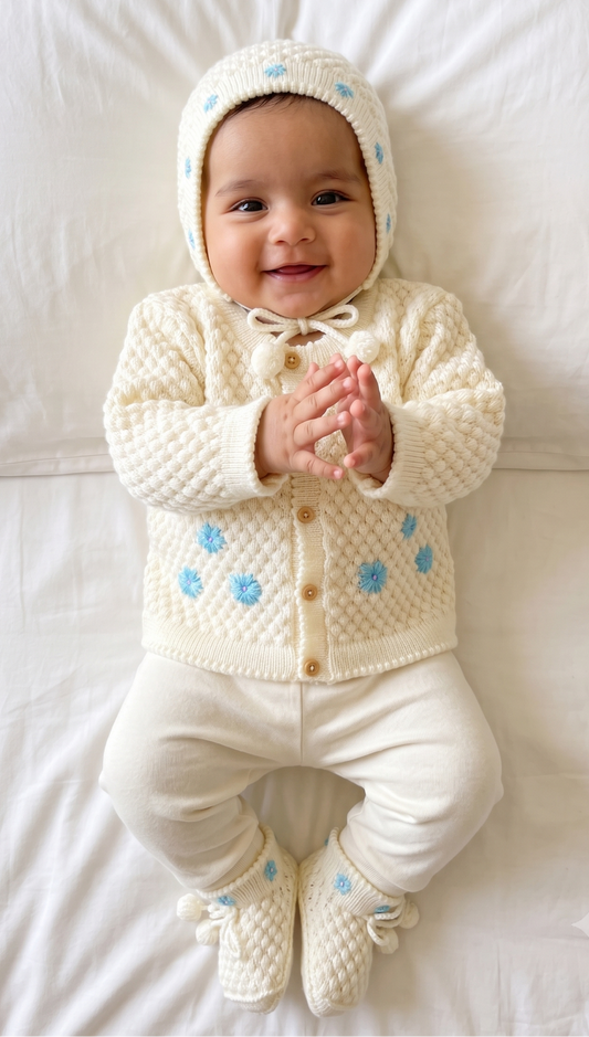 Handcrafted Bloom Bud Floral Winter Set