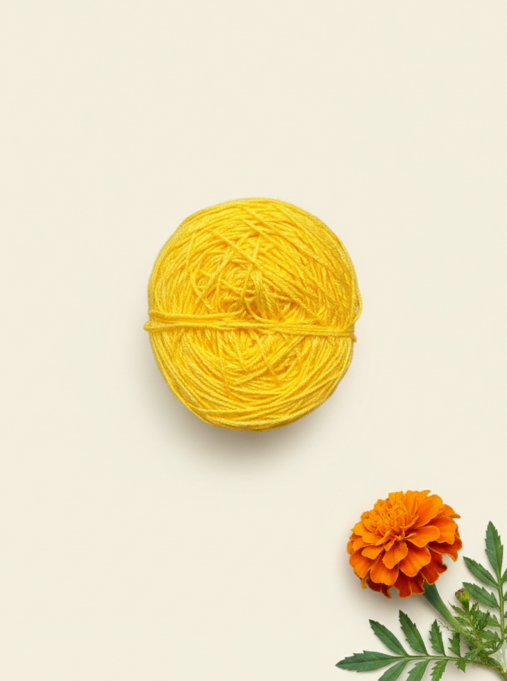 Mango Yellow Knitting Wool Ball