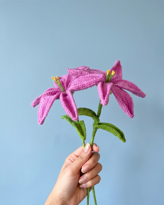 Purple Lilies- Set of 2