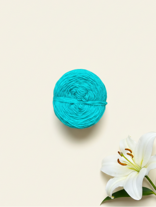 Aqua Blue Wool Ball