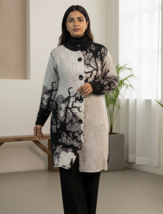 Monochrome Long Sweater