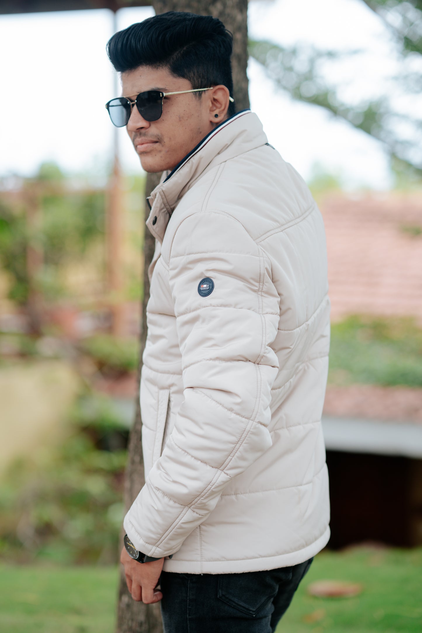 Classic Ivory Puffer Jacket