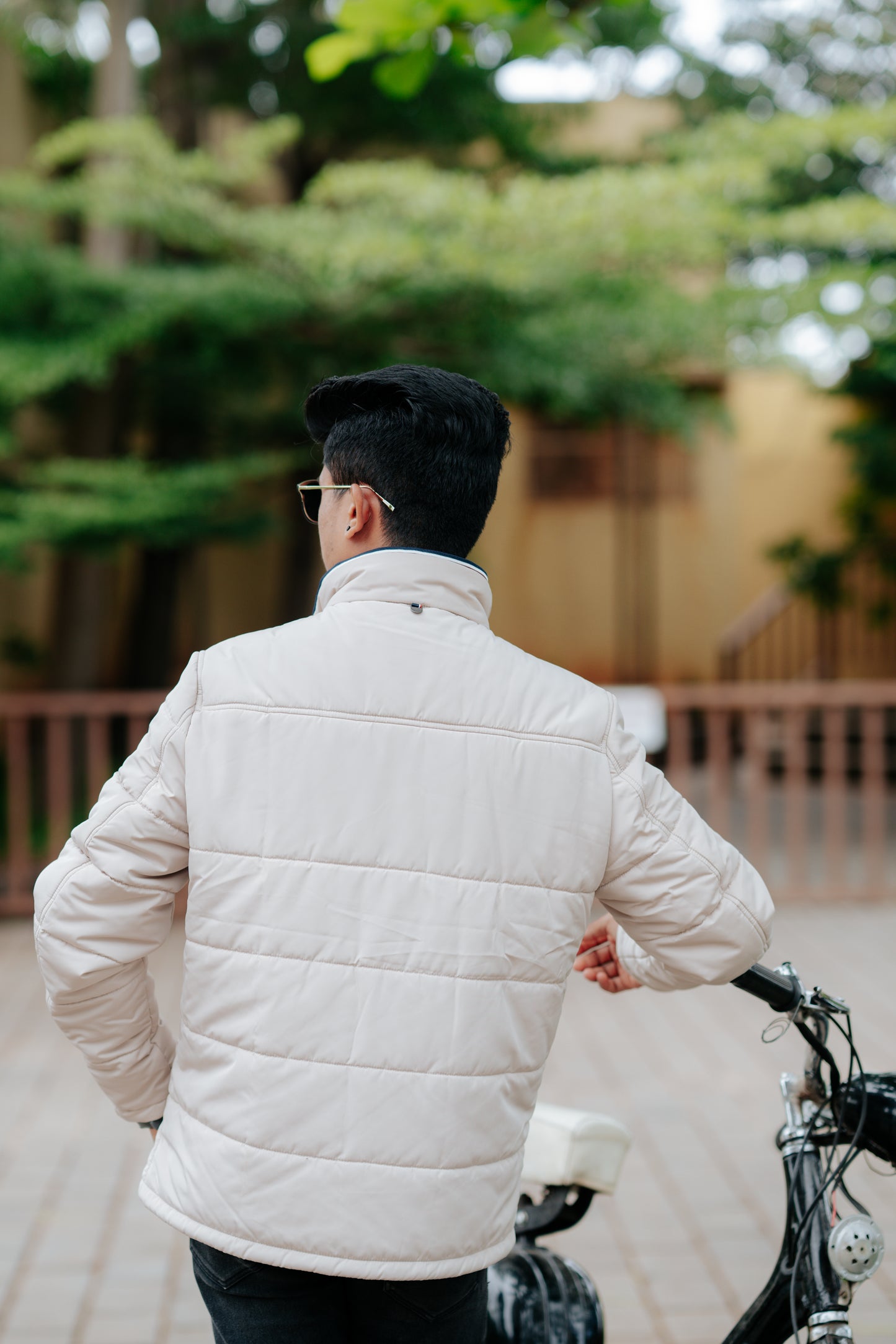 Classic Ivory Puffer Jacket