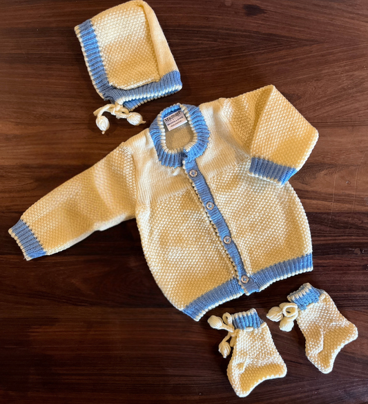 Pastel Cream 3-Piece Baby Set