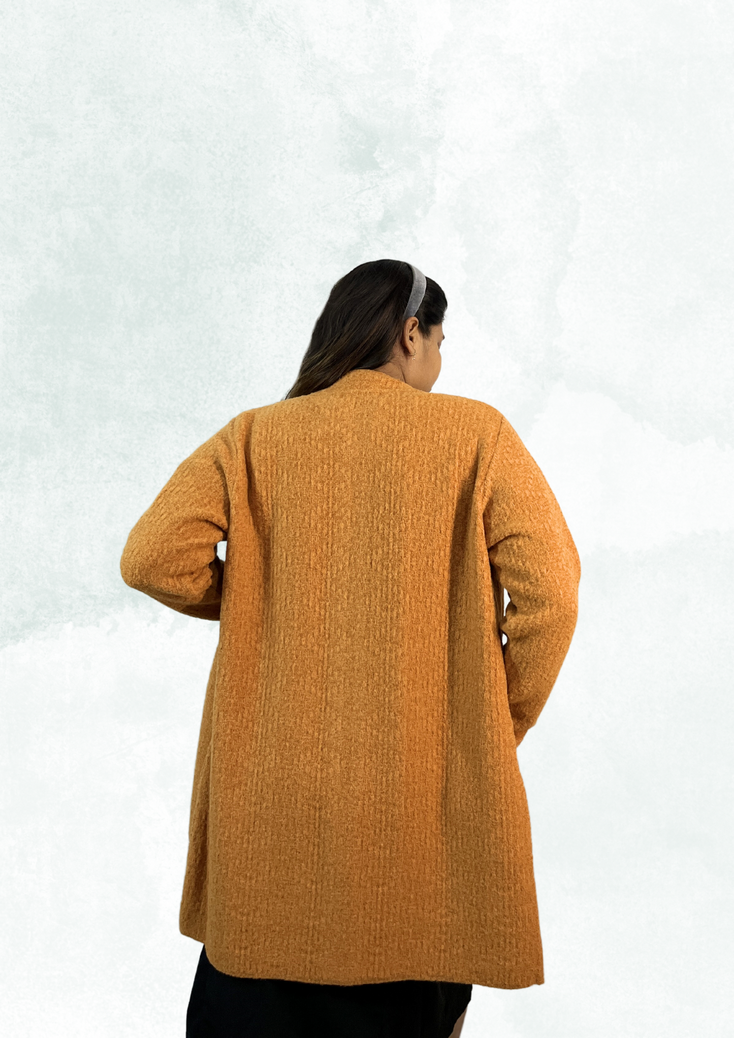 Women's Woolen Long Sweater – Amber