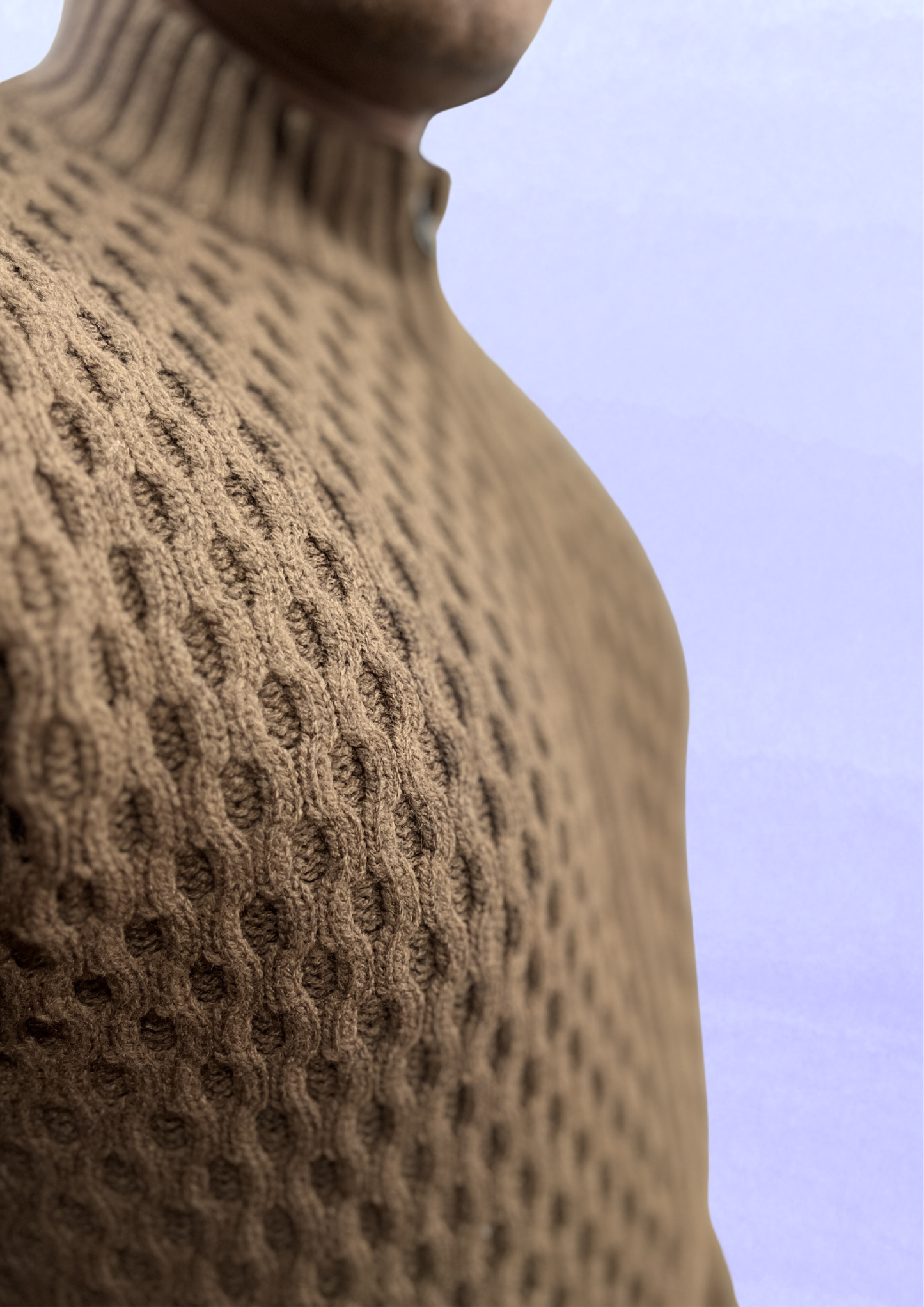 Men's Full-Zip Textured Sweater – Warmth Meets Style