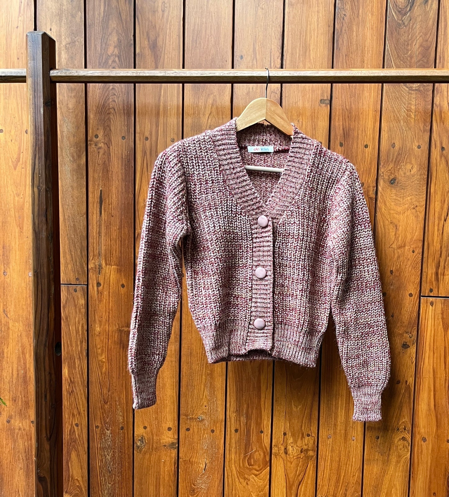 Rosewood Mélange Sweater Top