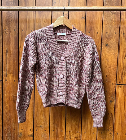 Rosewood Mélange Sweater Top