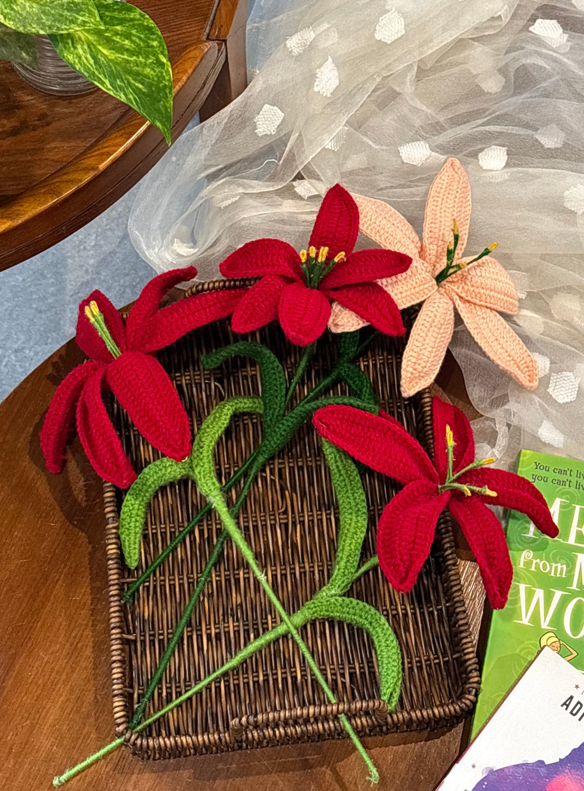 Red Lilies Bouquet