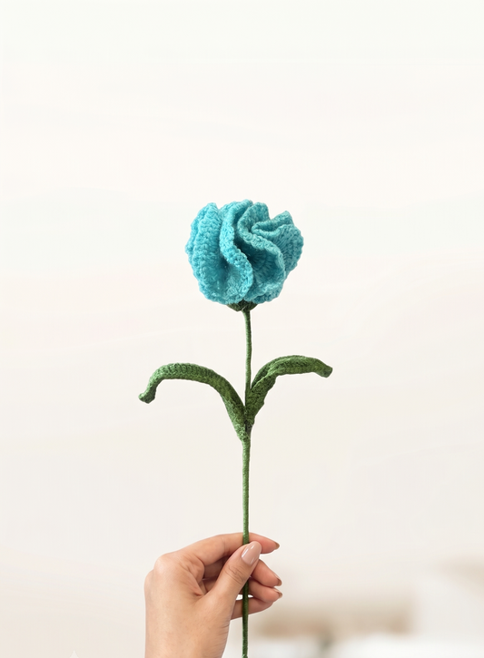 Carnation Crochet Flower