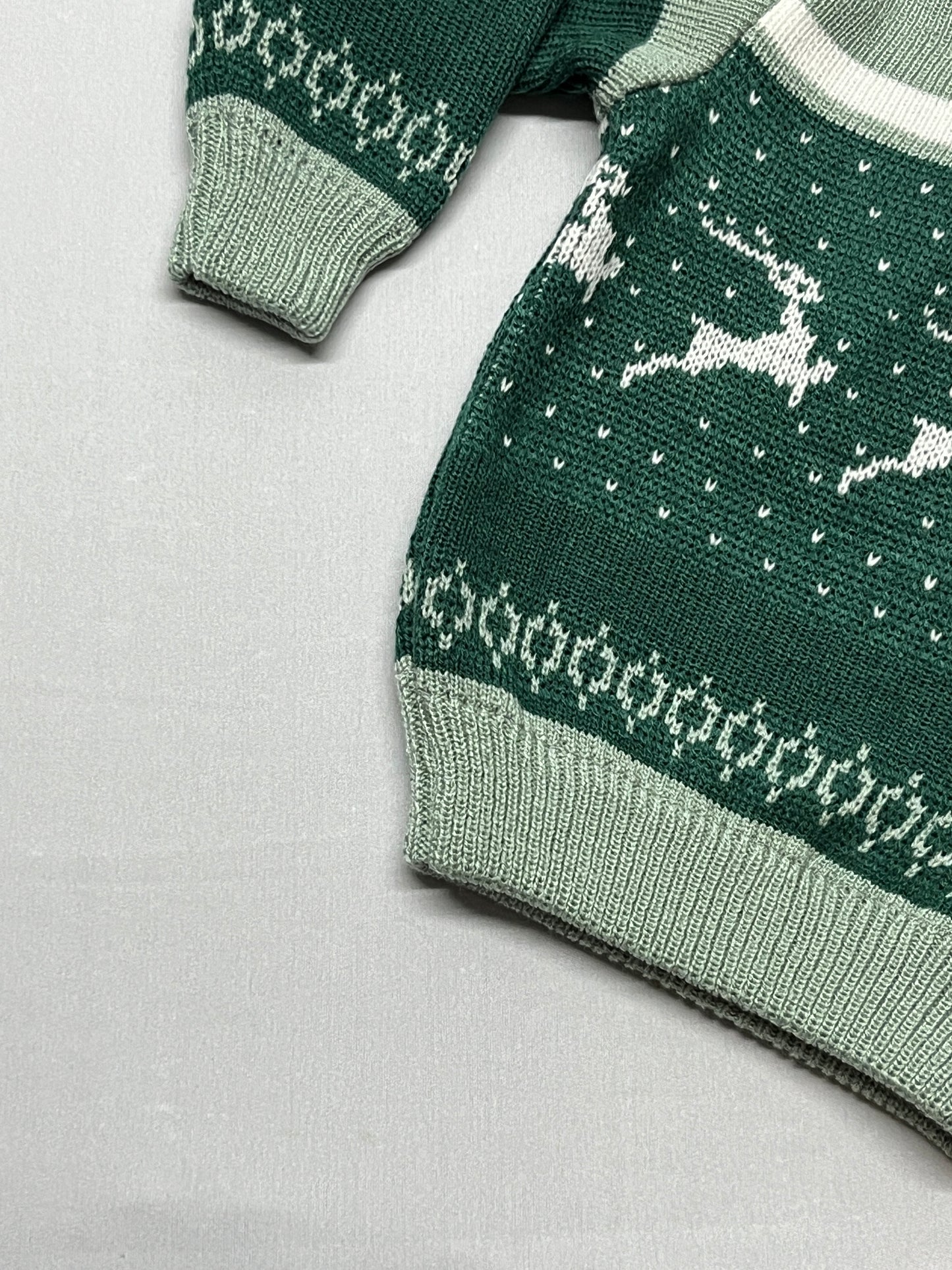 Winter Wonderland Reindeer Knit Sweater for Kids